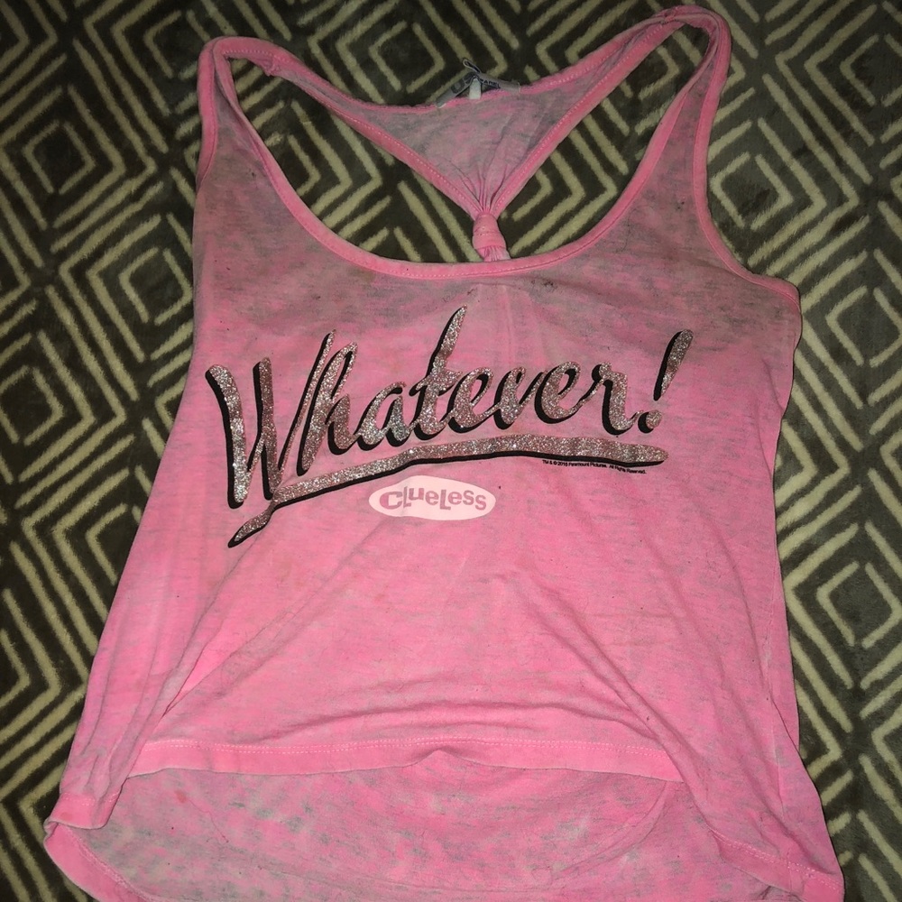 US apparel “whatever” clueless tank top